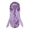 Silk Satin Sleep Cap With Bow Tie Long Stocking For Nighttime Comfort And Style