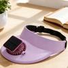 Strong Wind Summer Fan Sunhat Breathable Fisherman Hat Solar Fan Cap  Outdoor Activities