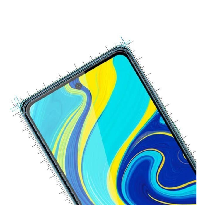 Verre Trempe pour Xiaomi REDMI NOTE 9S - REDMI NOTE 9 PRO [Pack 2] Film Transparent Bord Noir Vitre Protection Ecran Phonillico®