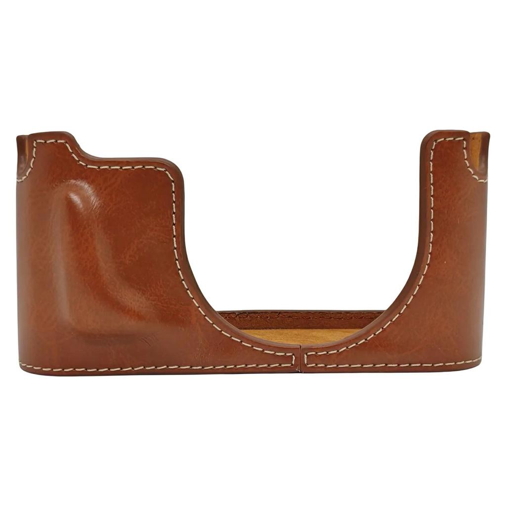 For Leica X Vario (Typ 107)/X (Typ 113) Camera Protection Bottom Case PU Leather Cover with Battery Opening