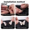 Waistband Adjuster Clip Easy Size No-Sew Pants Butterfly Pins Waist Tightener Tighteners Removable Pins