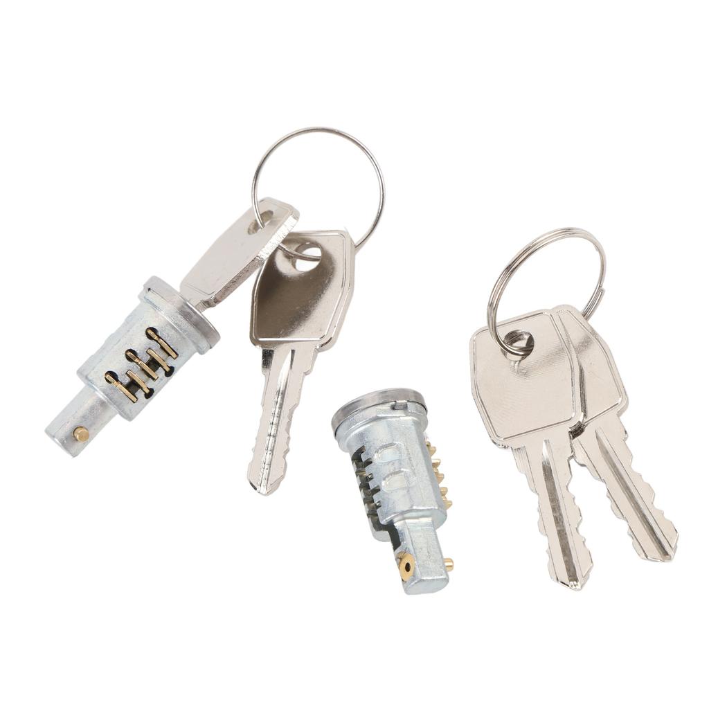 Door Lock Barrel Set MTC6504 Metal Strong Structure Front Door Lock Barrel Kit with Keys for Defender 90 110 130