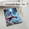 Personalized Crystal Velvet Carpet,Dragon Ball Custom Printed Name, Plush Area Rug For Home Indoor Decor