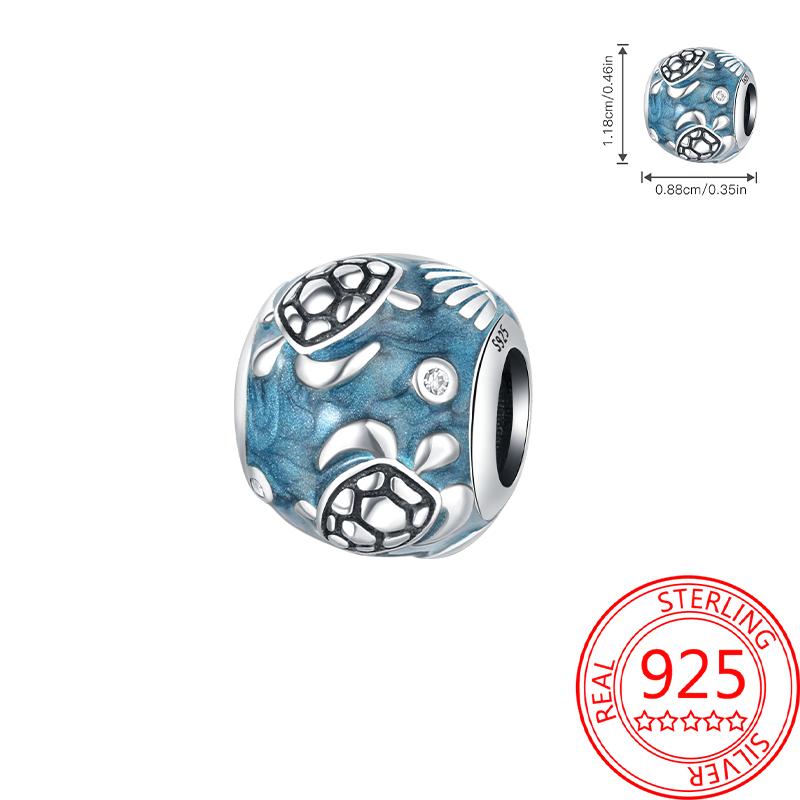 Summer Copper Sea World Kingdom Charm Pendant Beads Fit Charms Original Bracelet For Women Jewelry Making