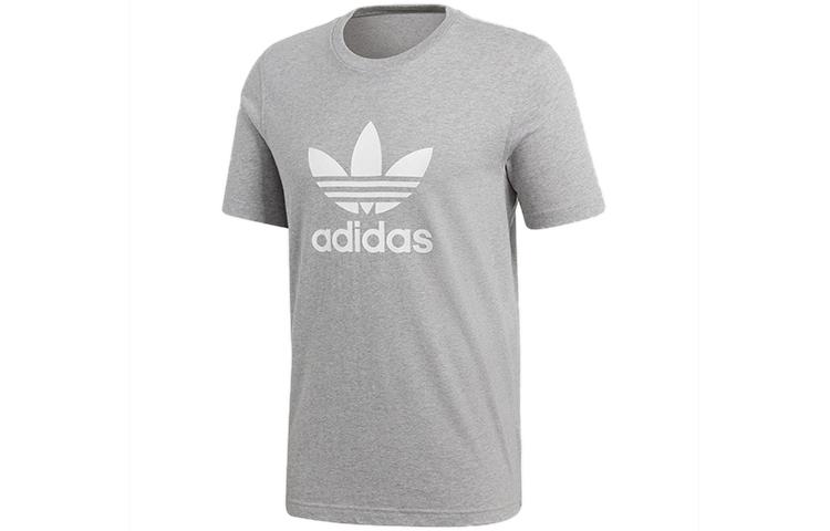 Adidas Originals T Shirt Men s Medium Heather Gray CY4574 L