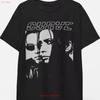 Curve T Shirt Shoegaze Tee Vintage Graphic Streetwear Casual Homme Slightly Top For Everyday Wear Fashion Breathable