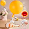 Children'S Three In One Breathing Practice Toy Whistling Floating Blowpipe Ball Blowing Balloon Launcher Education Practice Toy