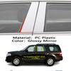 Car TPU/Glossy Mirror Pillar Post Cover Door Trim Window Molding Sticker For Ford Expedition 1997 1998 1999 2000- 2014 2015 2016