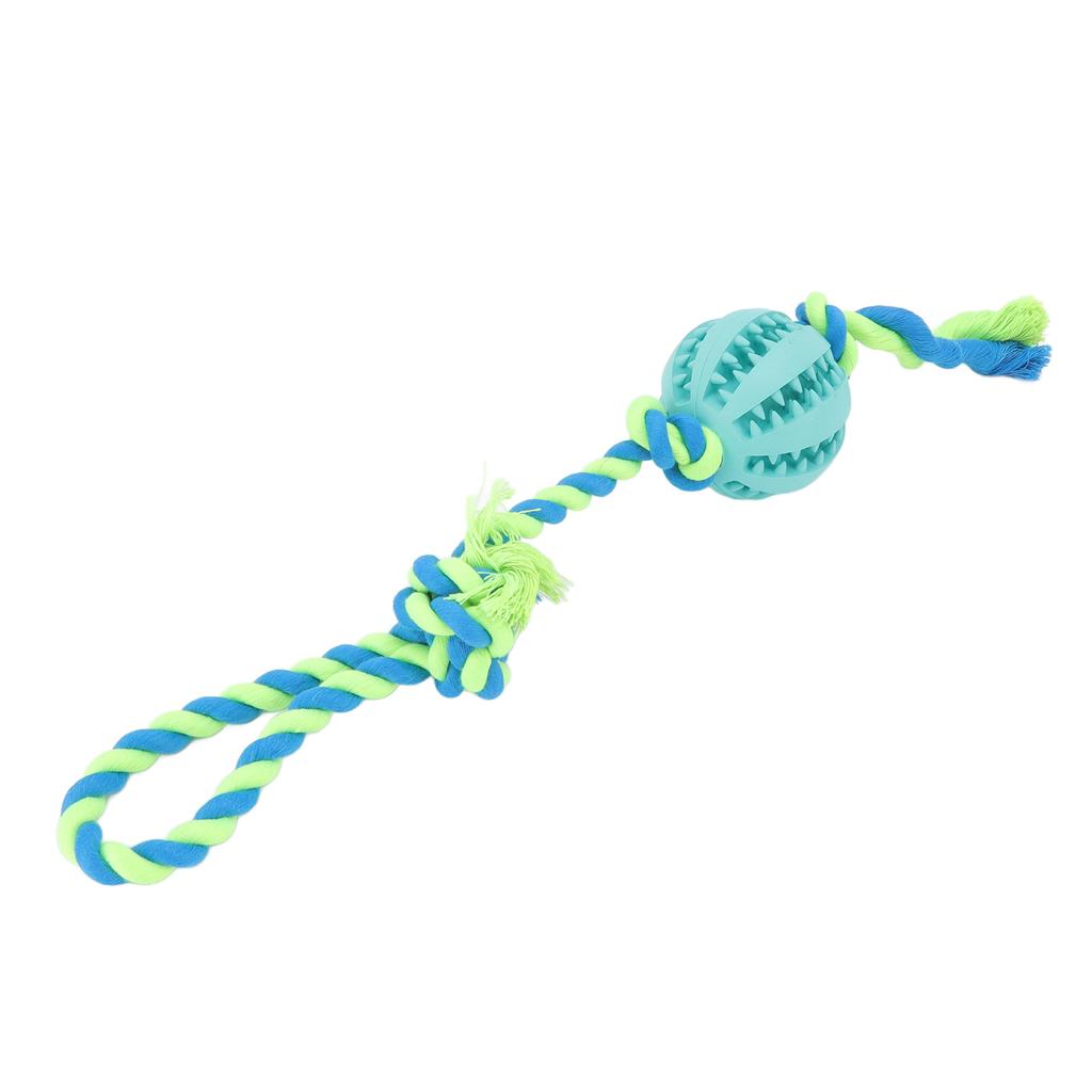 Dog Puzzle Teething Toy Bite Resistant Dog Training Treats Teething Rope Toy for Chewing Playing