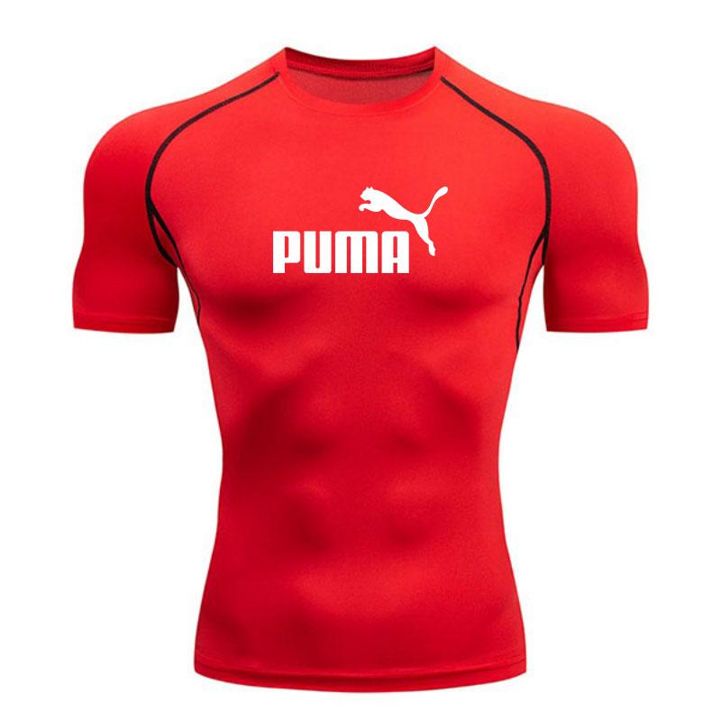 Men's Quick Dry Compression Workout Tight T-Shirt, Breathabl