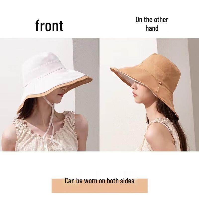 Reversible Sun Protection Fisherman Hat