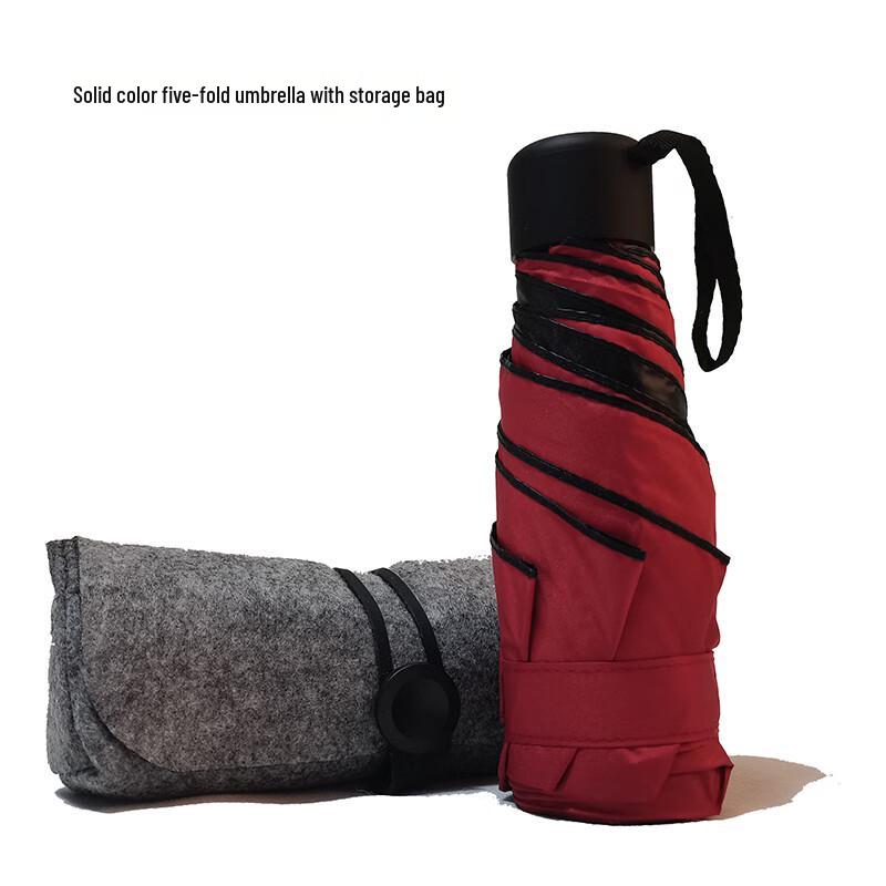 OIMG Five-Fold Portable Sun & Rain Umbrella