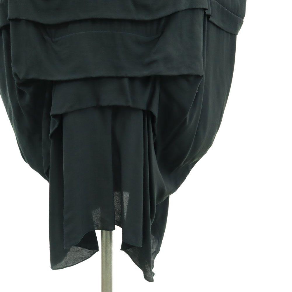 Marni Made In Italy Short Sleeve Long Dress 40 Black French Sleeve Women Used