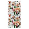 Flowers Window Privacy Film Removable Static Cling Stickers Floral Stained Glass Decals Decorative Window Decals for Home