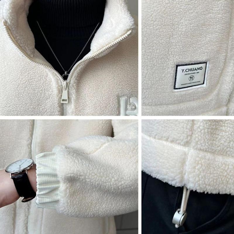 Men's Thickened Coat Winter Trendy Overcoat Loose Fitting Hooded Warm Weather Jacket