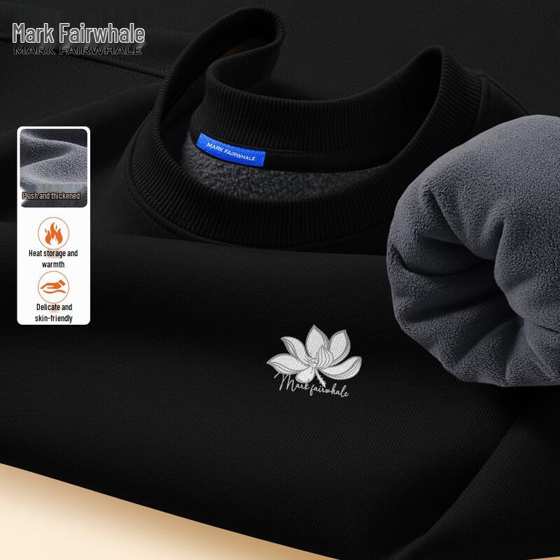 Mark Fairwhale Men s Plush Lined Crewneck Sweatshirt M (170)