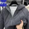 2025 Men's Hooded Cotton Jacket: Winter Warmth, Solid Color, Fashionable & High-Quality Casual Outerwear