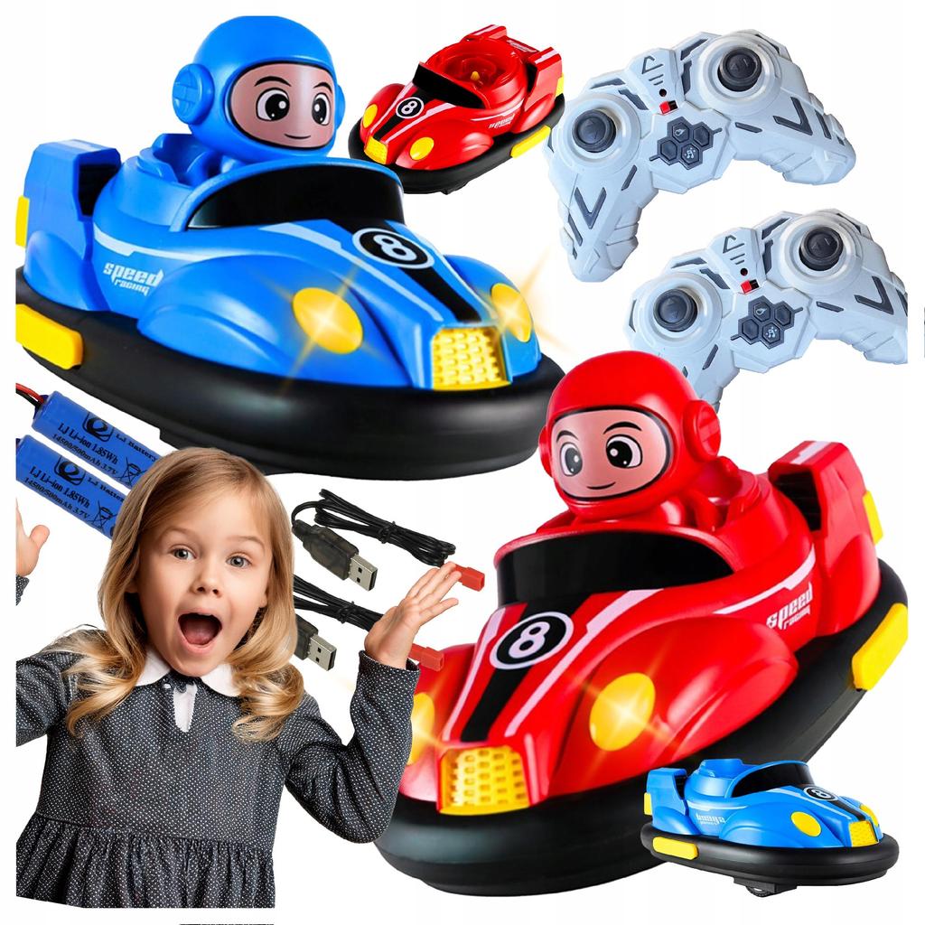 [PACZB] Go-karts Remote Controlled Cars Autodrome Sounds Lights Z2376