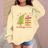 Children's Fashionable Casual Long-sleeved Loose Christmas Print Pullover Sweatshirt
