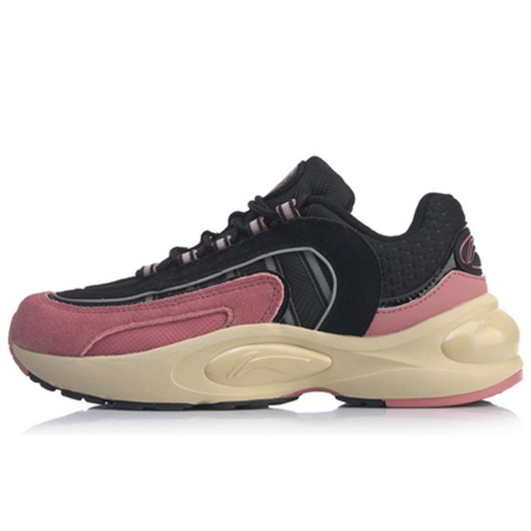 

Li Ning V8 Cushioning Low top Running Shoes Women s Black Pink ARHP286-1 38
