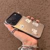 Embossed Polka Dot Westie Cartoon Phone Case: Fits Apple 16 Pro Max, Anti-Drop, Cute Niche for 14-17 Models.