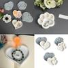 Heart/Cats Paw Shape Silicone Plate Mold Holiday Crafting Moulds for Crafting Special Resin Home Decoration Items