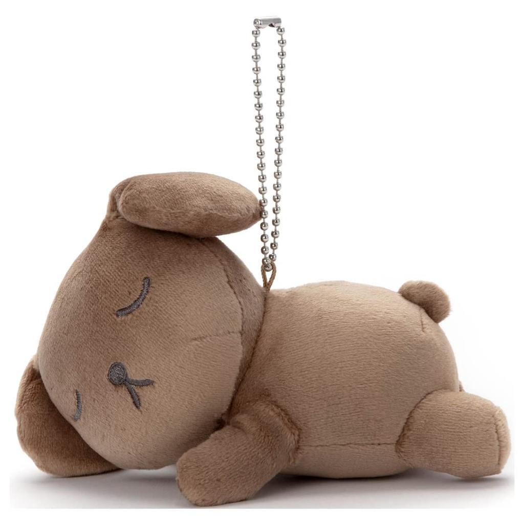 Bruna Sleeping Friend Ball Chain Mascot Snuffy, Width: Approx. 13cm, 721328