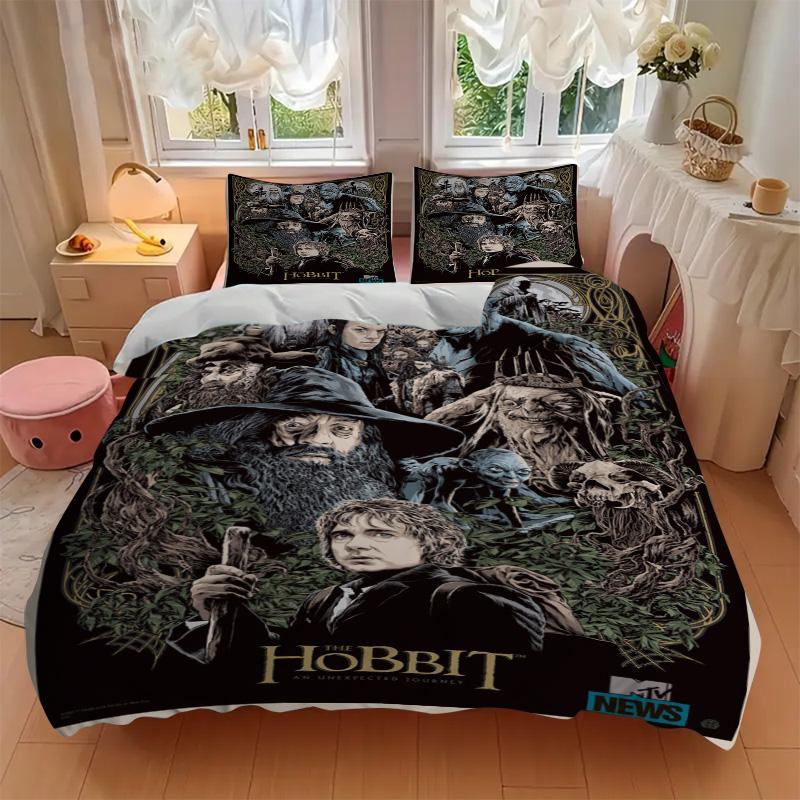 Hobbit Journey Print 3Pcs Bedding Setduvet Cover With 2 Bedropillowcase Home Birthday Gift
