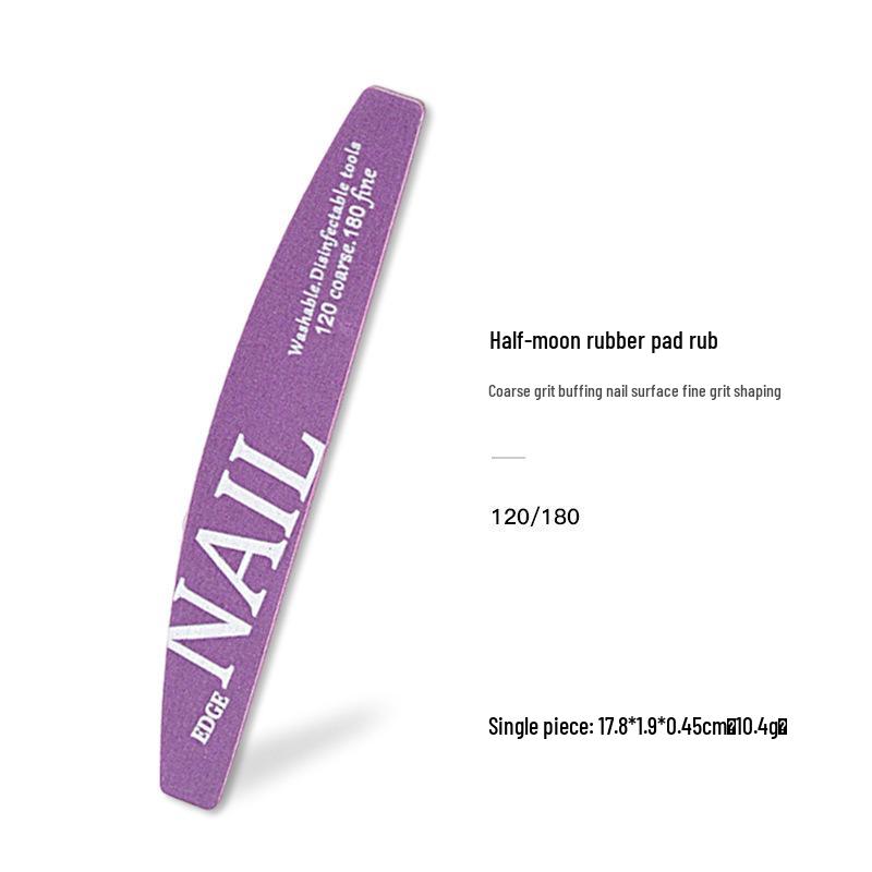 Non-shedding Washable Double-sided Nail File for Polishing and Sanding