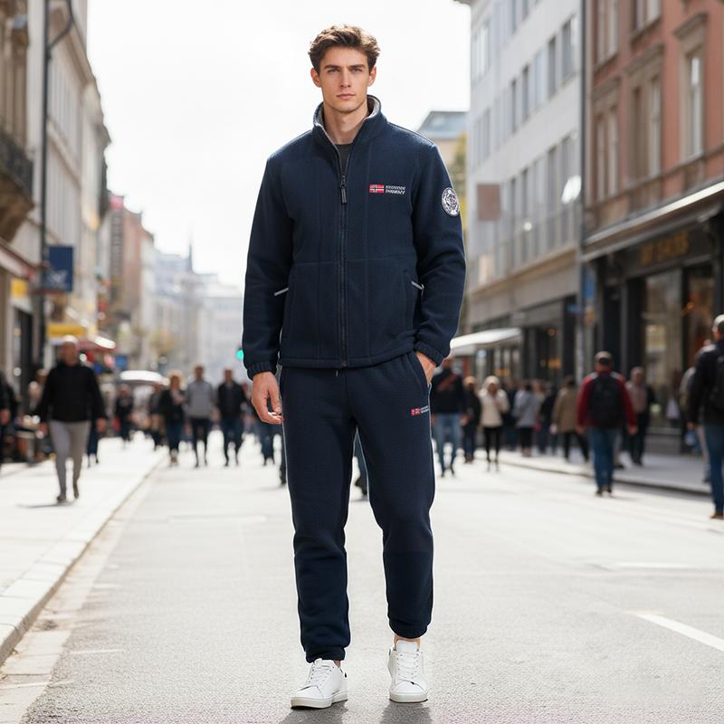 Men's Autumn Winter Norwegian Fleece Pants Outdoor Velvet Thickened Warm Comfortable Fashion Pants Good Soldier