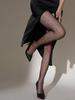 A Set of Women's Jacquard Heart Fashion Pantyhose Pantyhose
