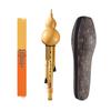 Natural Nine-Hole Unglazed Gourd Flute in C-flat, B-flat, D-flat, G-flat, and F-flat Keys for Adults