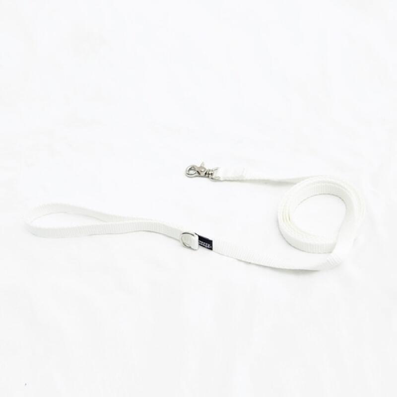White Basic Leash 120 cm