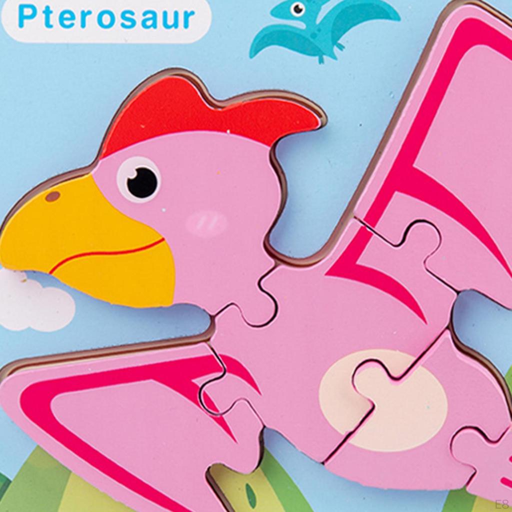 Wooden Interesting Puzzle Dinosaur