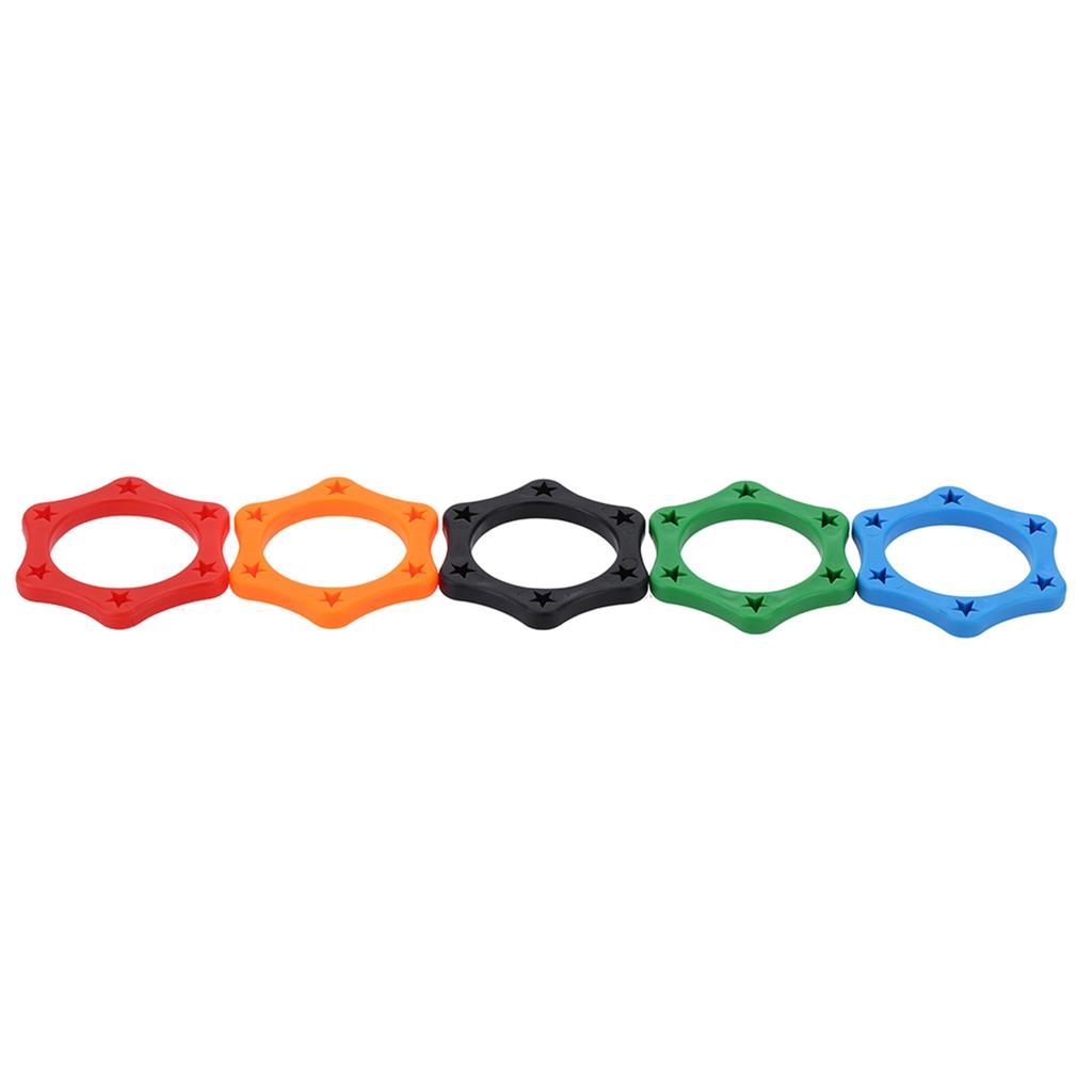 5pcs Rubber Wireless Handheld Microphone Anti Rolling Protection Ring