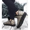 Botas de nieve de terciopelo para mujer, zapatos informales de lona, cálidos, impermeables, de algodón, de caña alta, gruesos, antideslizantes, para invierno
