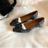New Limited-edition Square-toe Thick-soled Low-cut Women's Shoes