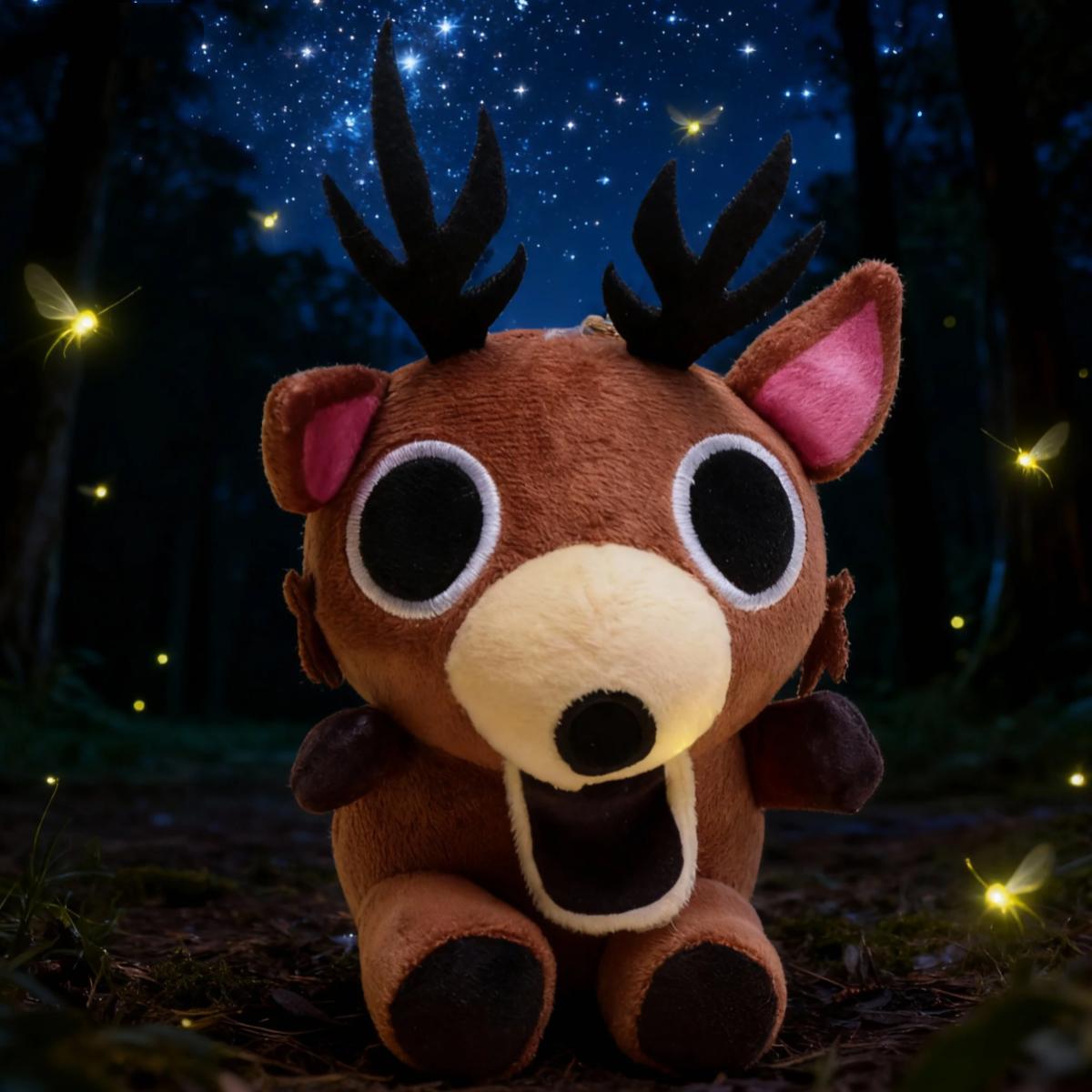 Professional Fishing Unisex Kids Mini Kawaii Deer Buddy Plush Toys 99 Nights In The Forest Anime Animal Deer Buddy Bag Charm Kids Idea Christmas Gifts Home Decor