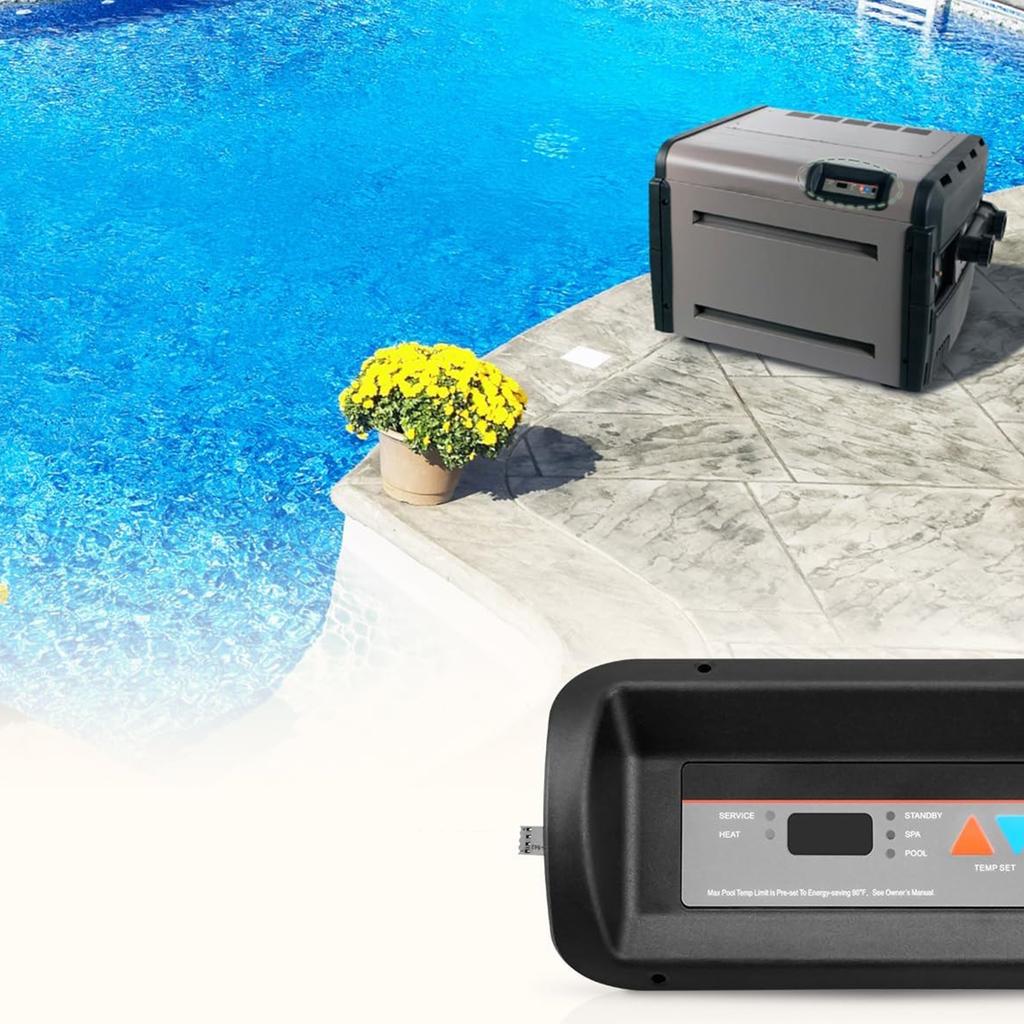 Bezel and Keypad Assembly Kit Pool Heater Replacement Control Panel Pool Heater Replacement Part Perfect for Pool Heater