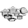 10-piece Cookware Set - - MONTREAL - Induction Compatible - 18/10 Stainless Steel