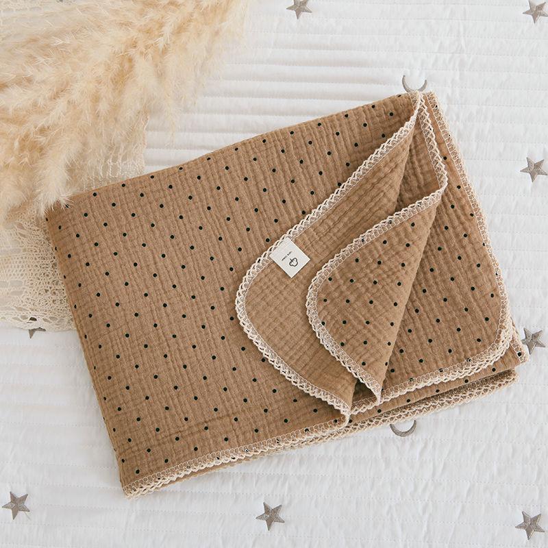 

Детское тонкое одеяло Летнее прохладное детское летнее одеяло-конверт Летний плед Детское полотенце-одеяло Марлевое одеяло для детского сада 100x130cm