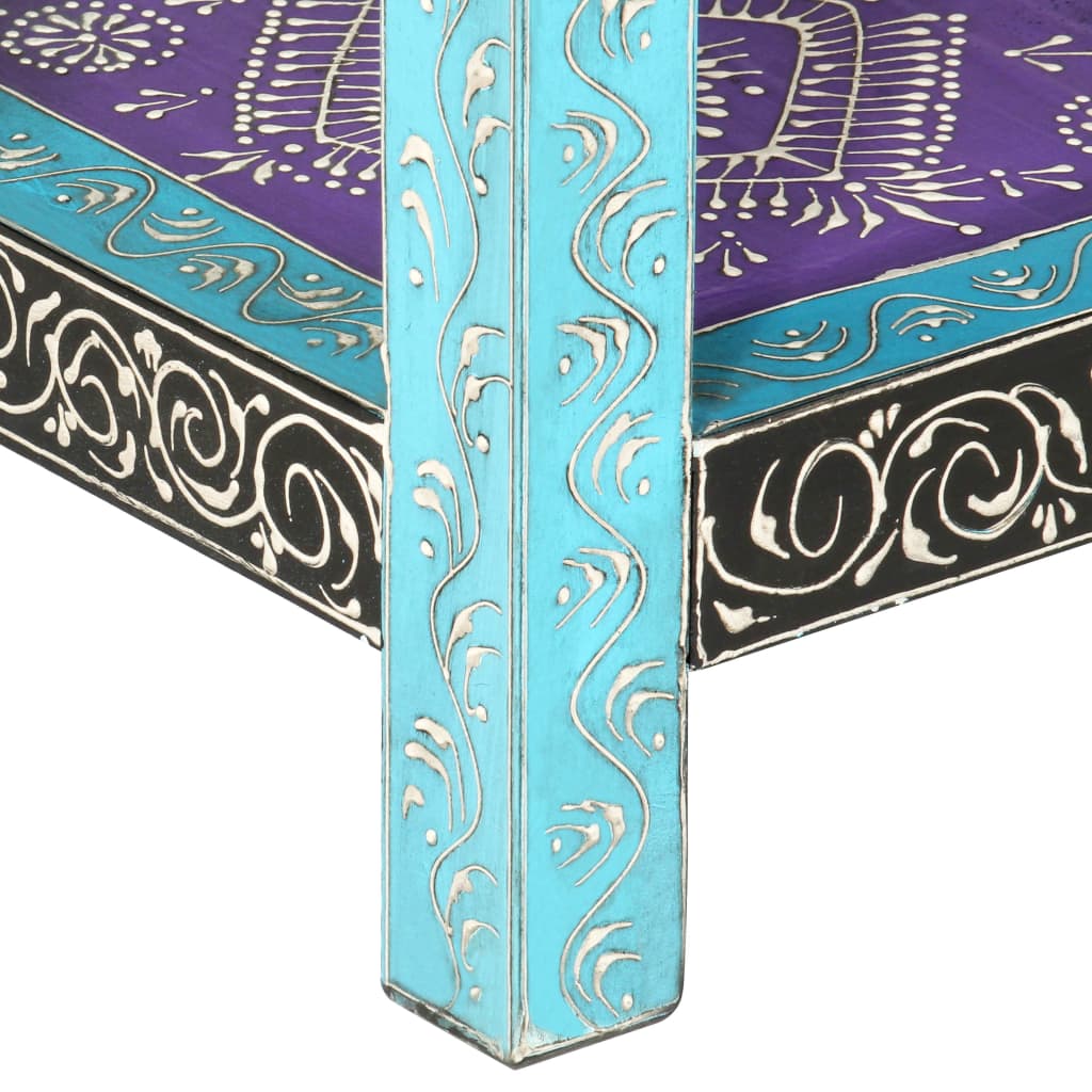 Console Table Hand Painted 80*35*75 cm Solid Mango Wood