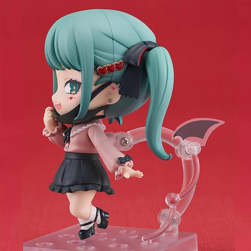 10cm Hatsune Miku PVC Figure Demon Style Q Version Anime Collectible Statue Toy Gift for Fans
