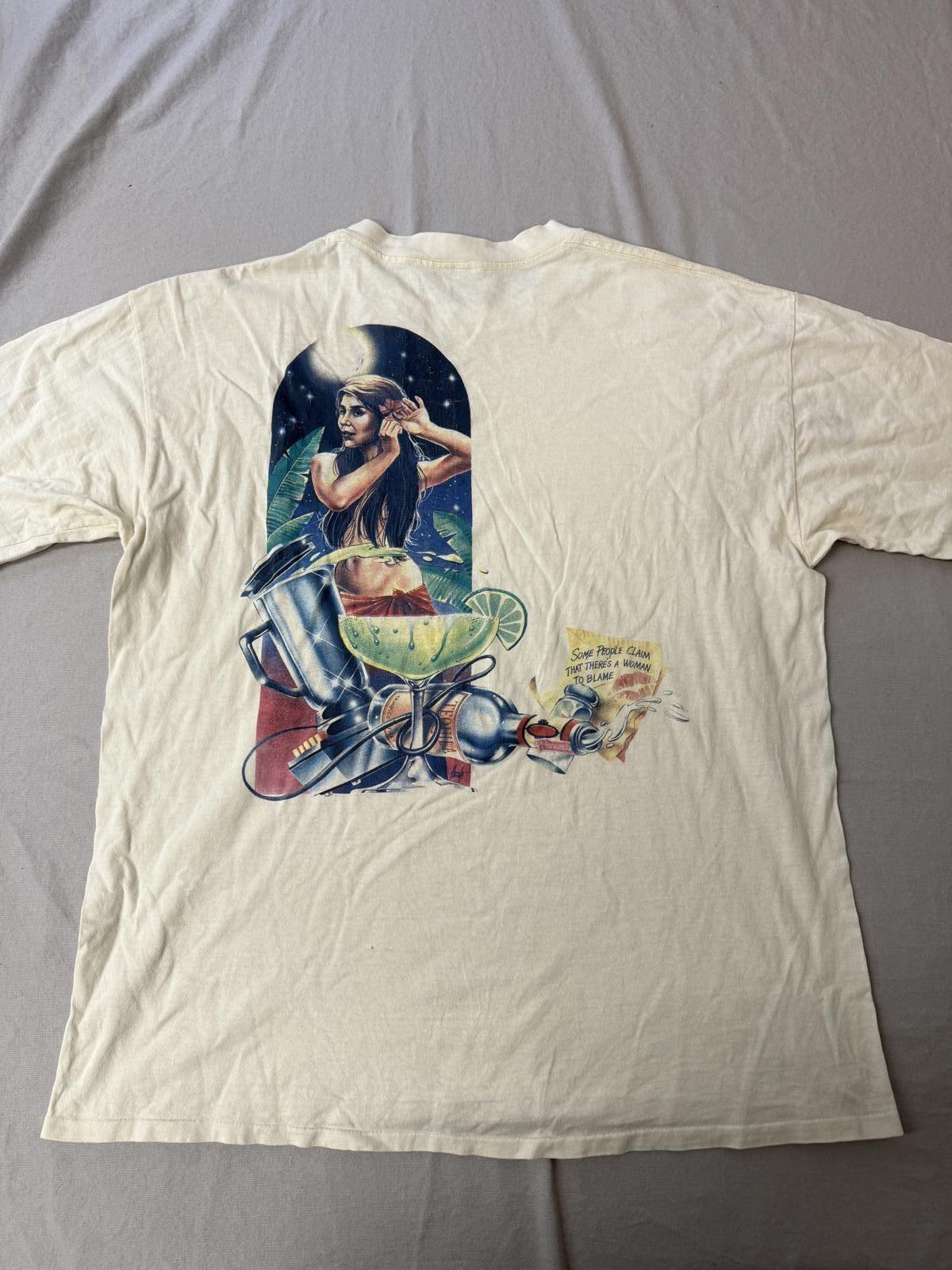 Vtg Margaritaville T-shirt There s A Woman to Blame XL M