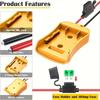 1/1 Packs Power Wheel Adapter for Dewalt 11V Battery Adapter Power Wheel Battery Converter Kit with Fuses & Wire Terminals