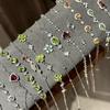 Zircon Square Pull-Out Bracelet: Korean Chic, Simple, Versatile Light Luxury Bangle for Everyday Elegance