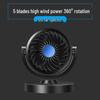 Shockproof Dual-Head Electric Fan for Vehicles (12V/24V)