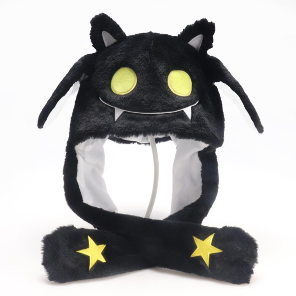 Panda Capybara Ear Moving Hat Penguin Plush Hat Toys Creative Capybara Jumping Up Cap  Funny Toys