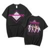 Kombination Mamamoo Peripherie Harajuku Bedruckte Mode Herren und Damen T-Shirts Top Kurzarm