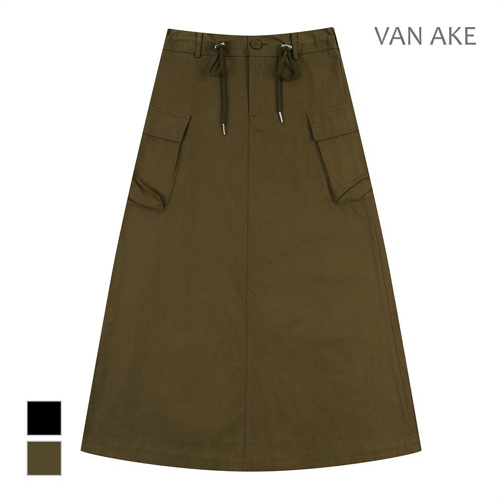 VANAKE Side Pocket Long Skirt_Vb3Yskq301Z